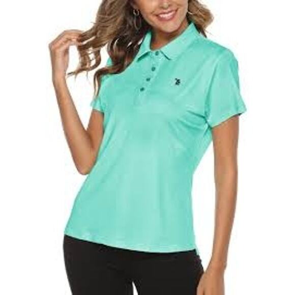 Vineyard Vines Tops - VINEYARD VINES | M | Polo Top Collared Short Sleeve Teal Womens Shirt Golf